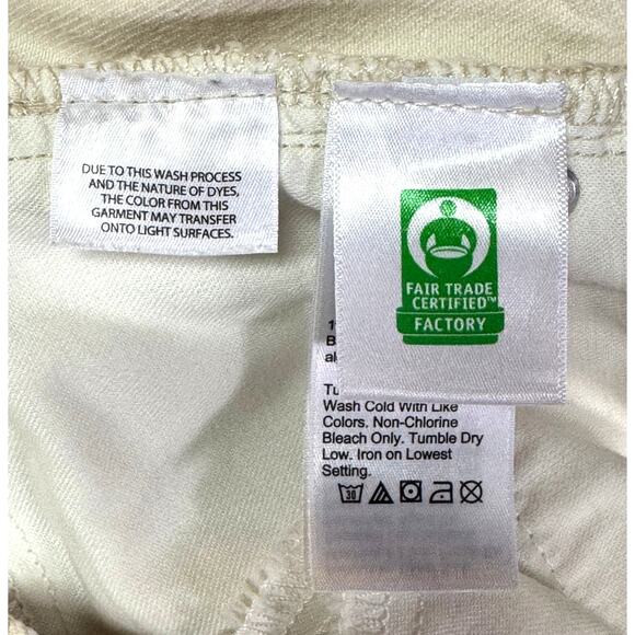 J. CREW Demi Bootcut Jeans Size‎ 30 Distressed Beach Cotton Coastal Nautical - Picture 9 of 13